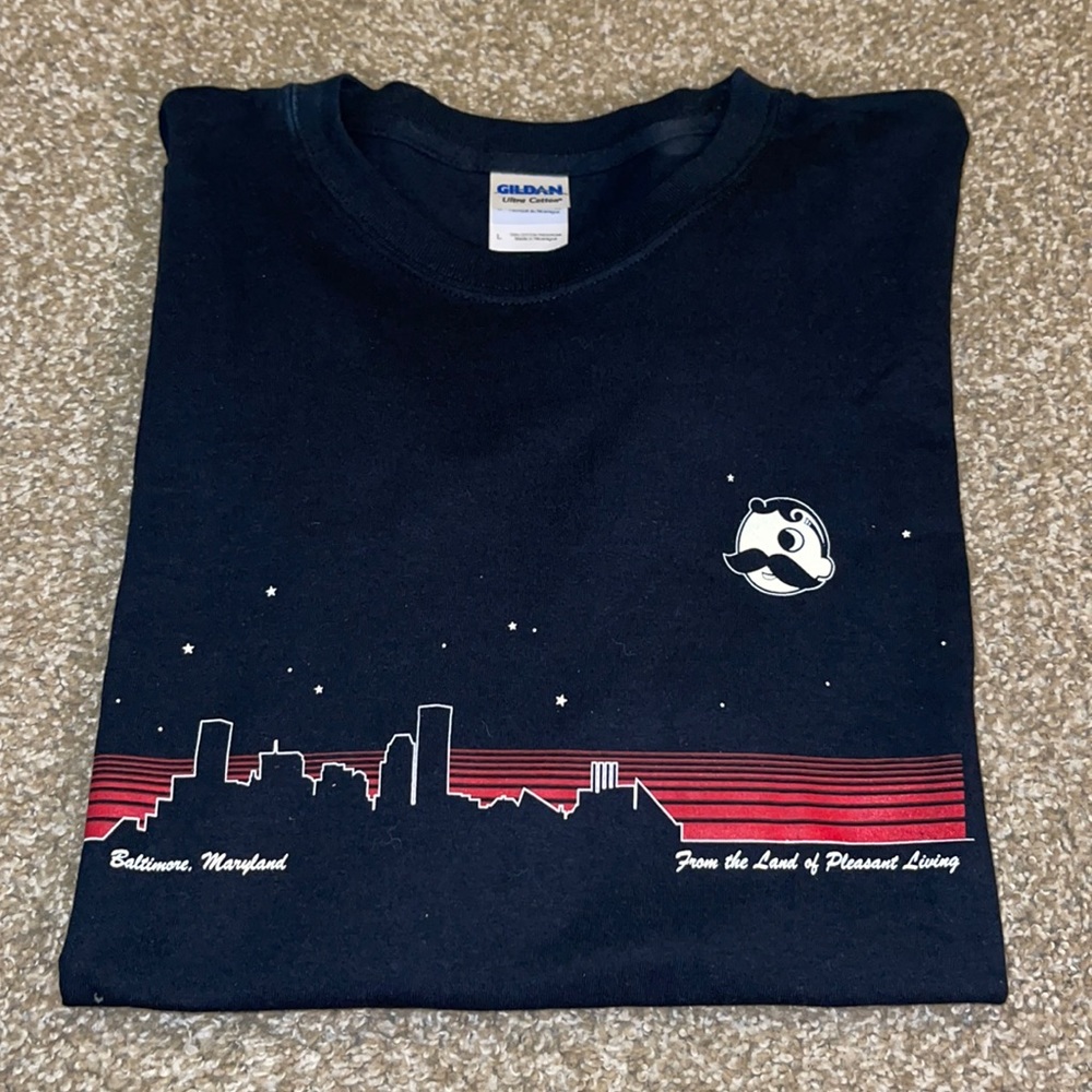 Men’s Baltimore MD, beer T-shirt.